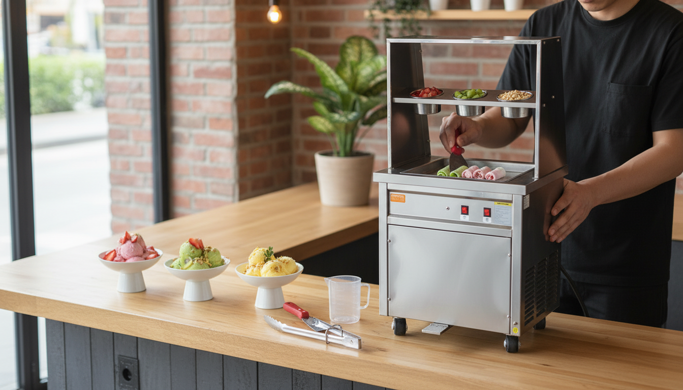 Fried Ice Cream Roll Machine Guide: Setup to Buying