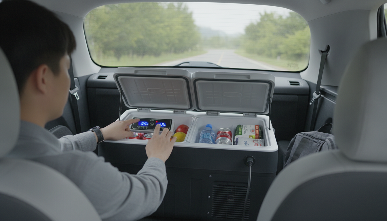 Dual Zone Car Fridge: Two Temps, One Portable Unit